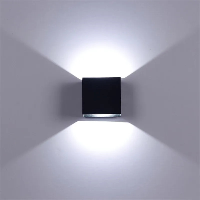 Aluminum Cube LED Wall Sconce – Indoor Light