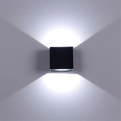 Aluminum Cube LED Wall Sconce – Indoor Light