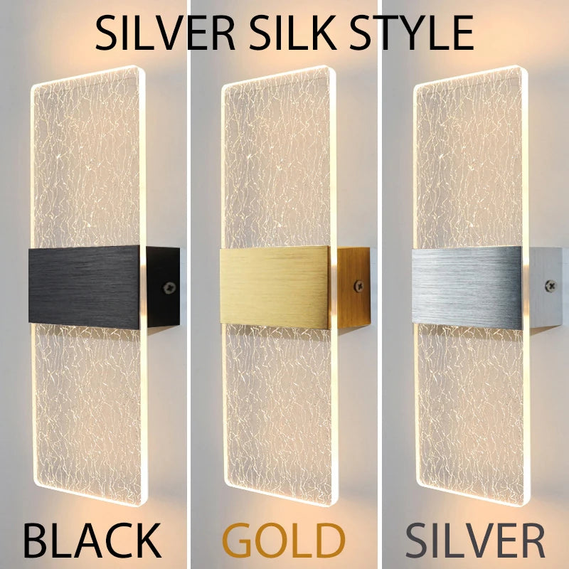 Modern Acrylic LED Wall Light 6W