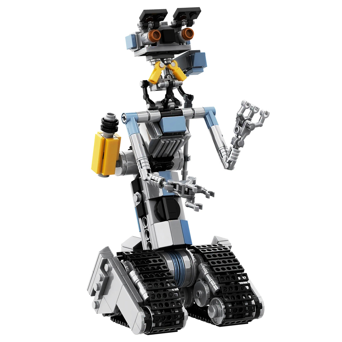 Johnny 5 Military Robot Building Blocks Action Figure Set