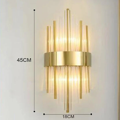 Luxury Gold LED Wall Sconce Lamp
