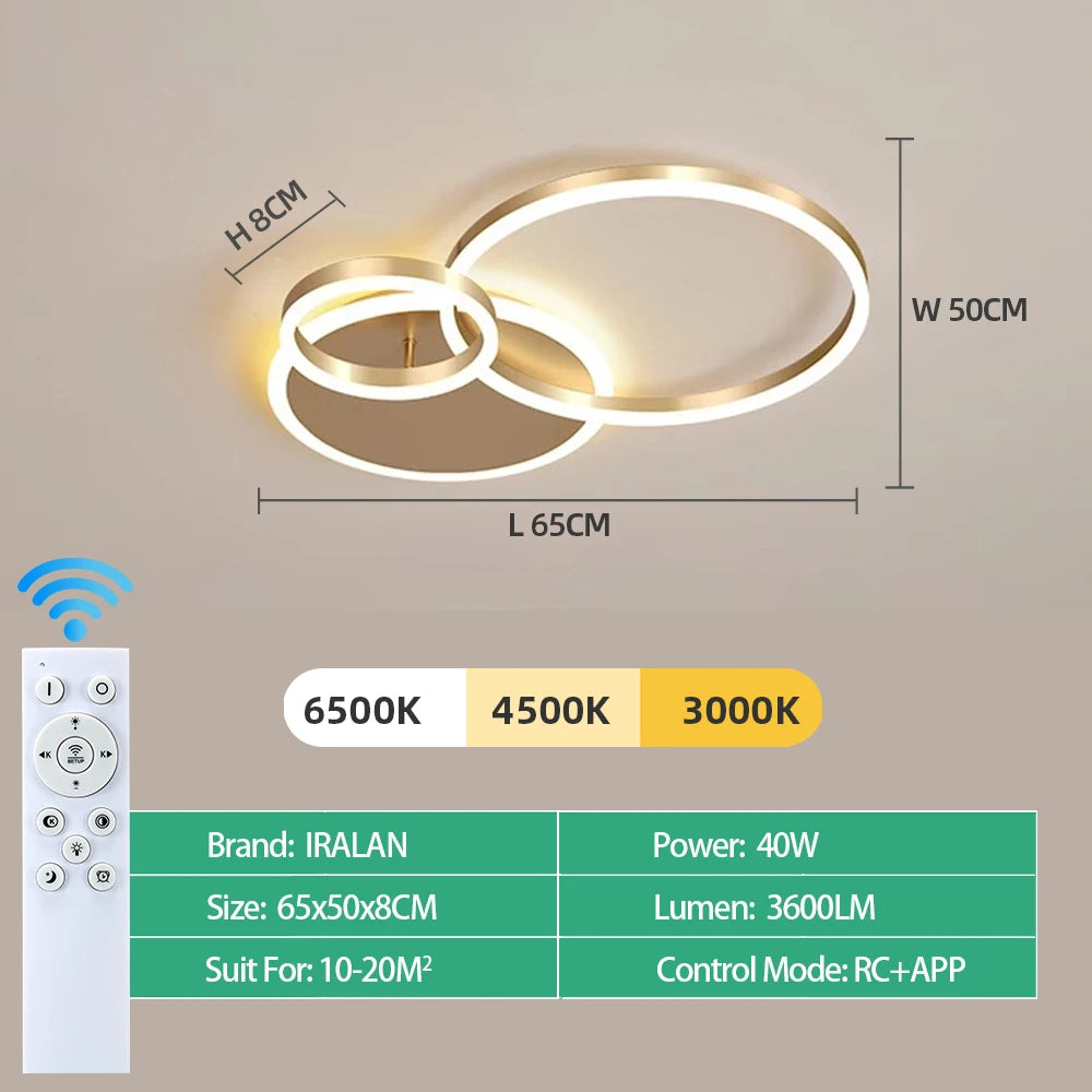 Modern Indoor LED Ceiling Chandelier