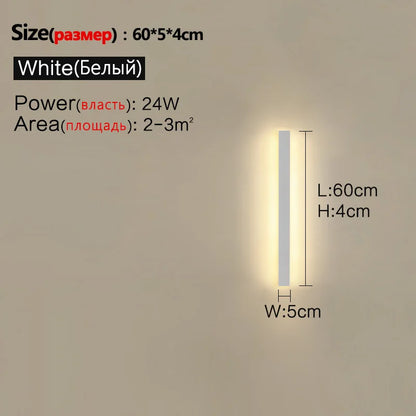 Waterproof Nordic LED Outdoor Wall Light – IP65