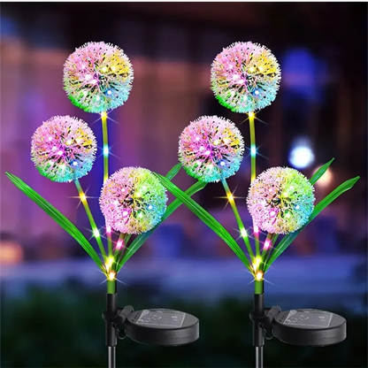 Solar LED Dandelion Garden Light – Outdoor Decor