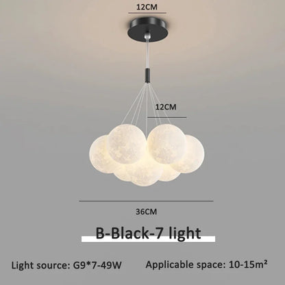 Cream Ball LED Pendant Light