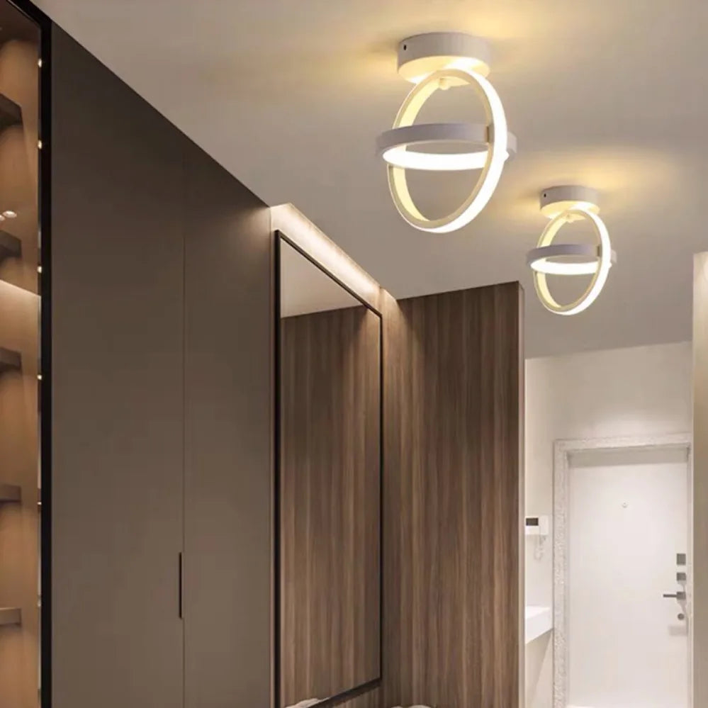 Creative Double Ring LED Ceiling Lamp