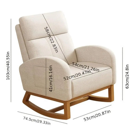High Back Rocking Accent Chair