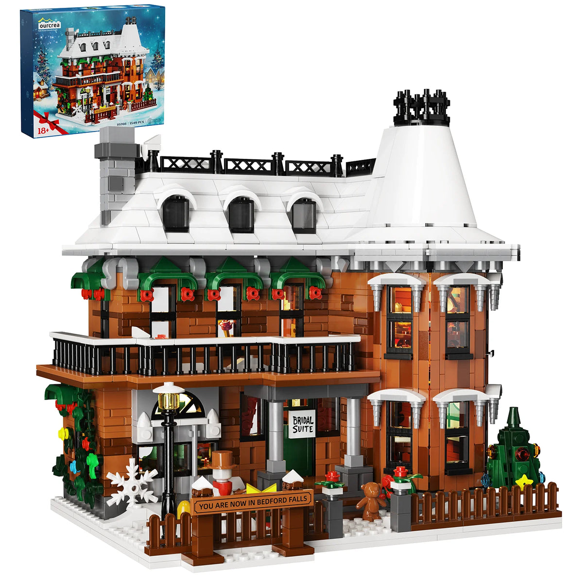 Wonderful Life House Castle Apartment Building Block Set for Adults