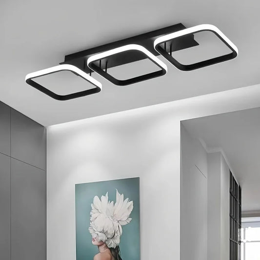 Nordic LED Ceiling Light – Dimmable, 3 Colors