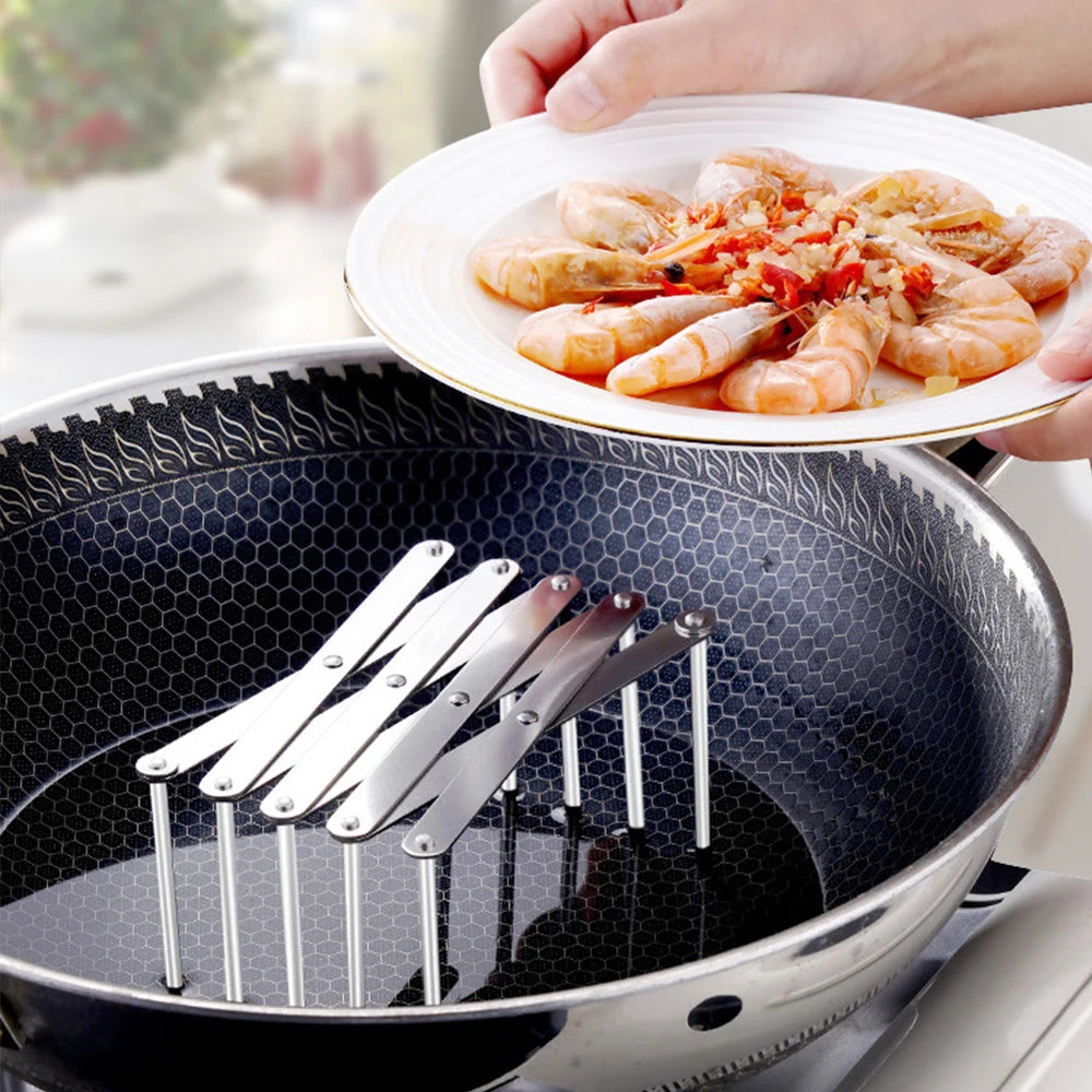 Expandable Pot & Plate Organizer Rack
