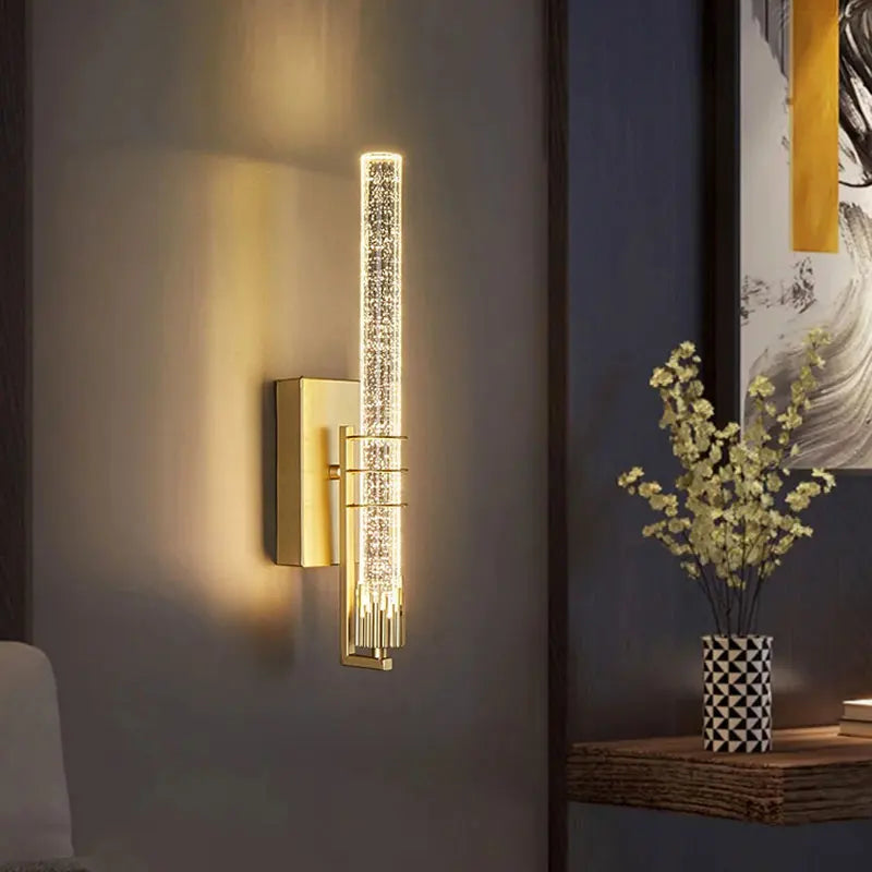 Modern Bubble Crystal LED Wall Sconce Light
