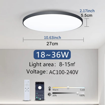 MARPOU Smart LED Ceiling Light with Remote