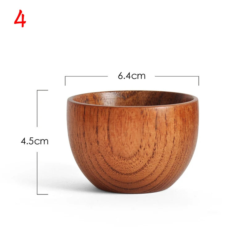Wooden Big Belly Handmade Natural Spruce Wood Cups