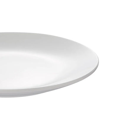 12PCS White Stoneware Dinnerware Set