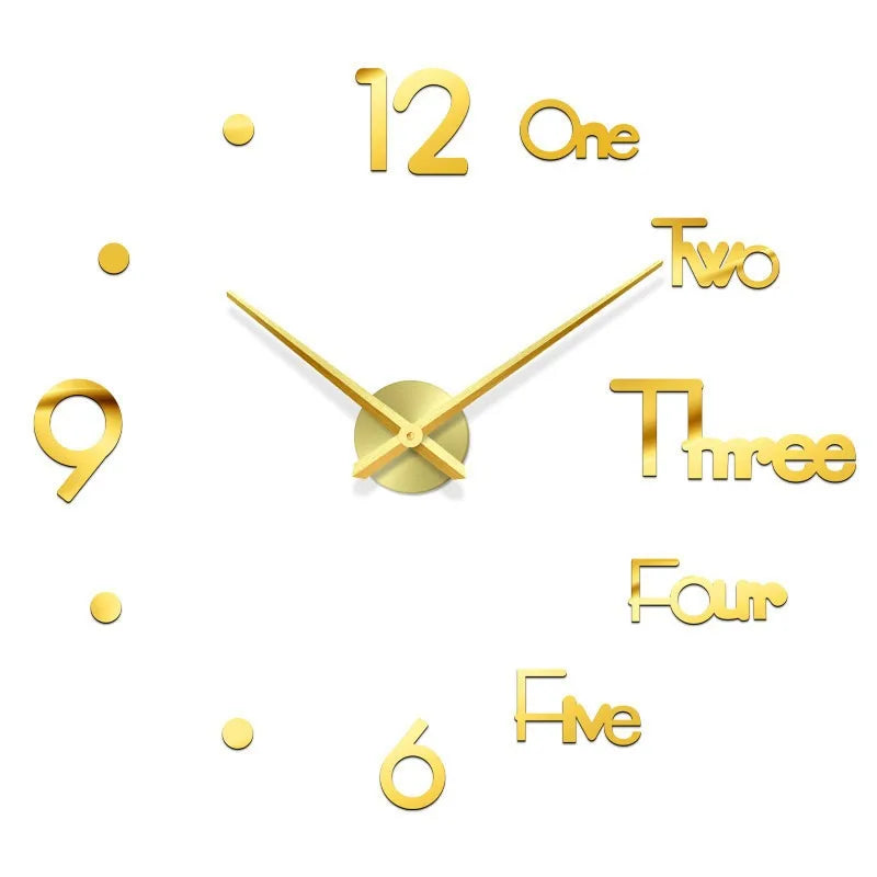 3D DIY Luminous Wall Clock