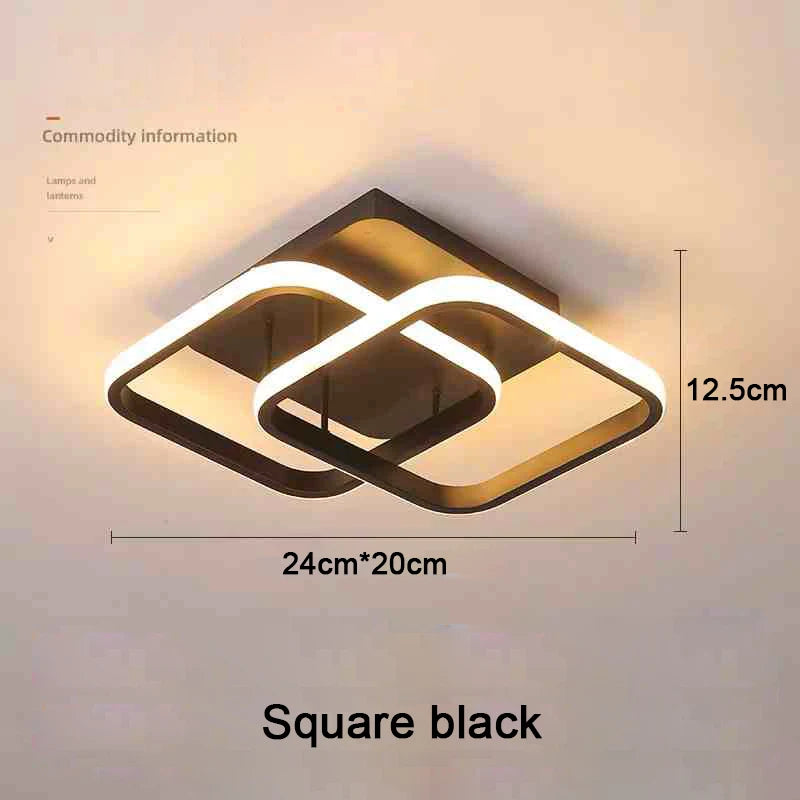 Creative Double Ring LED Ceiling Lamp
