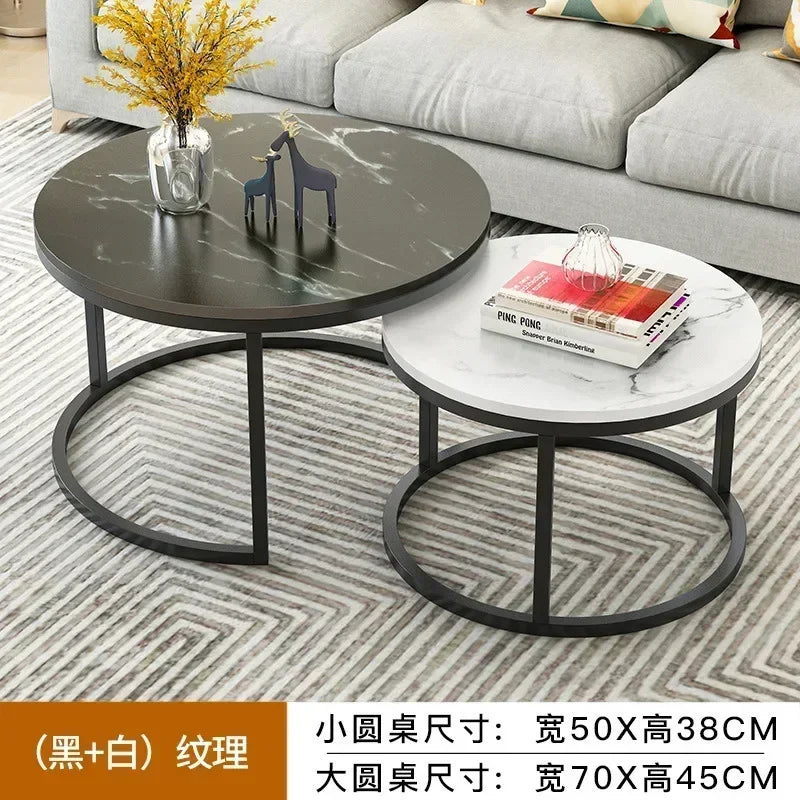 Marble Texture Tea Table Set