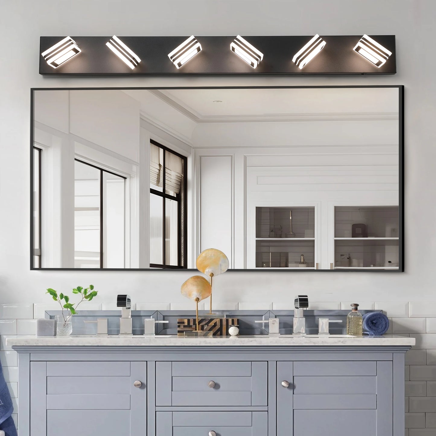 Modern LED Vanity Light - 5 CCT Bathroom Wall Fixture,