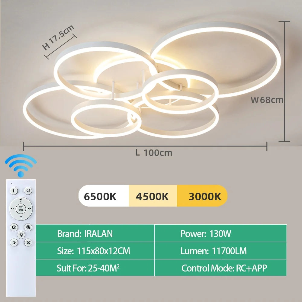 Modern Indoor LED Ceiling Chandelier