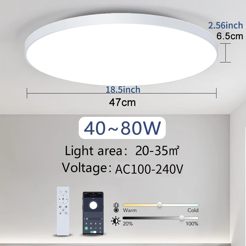 MARPOU Smart LED Ceiling Light with Remote