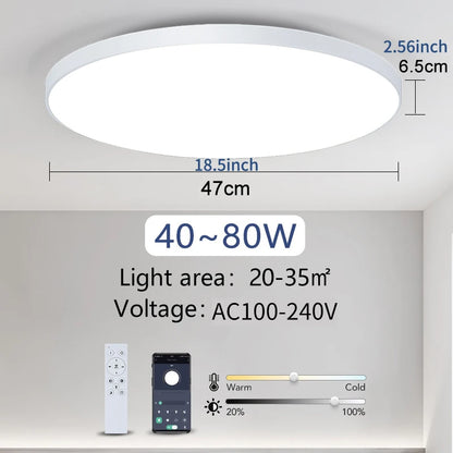 MARPOU Smart LED Ceiling Light with Remote