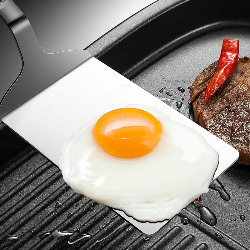 Stainless Steel BBQ Spatula with Wood Handle