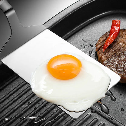 Stainless Steel BBQ Spatula with Wood Handle