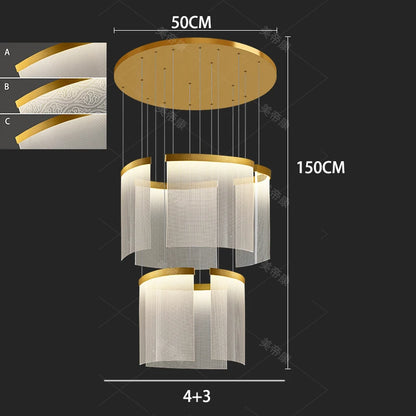 modern home staircase chandelier,