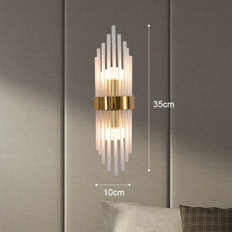 Luxury Gold LED Wall Sconce Lamp
