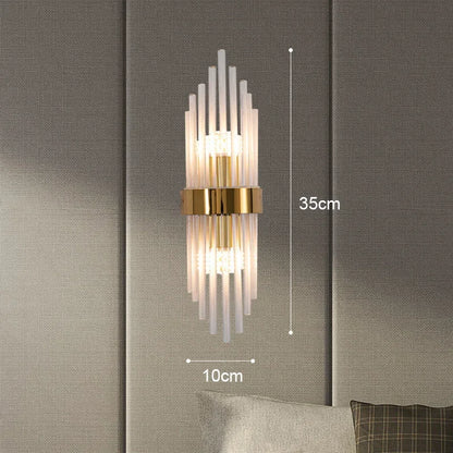 Luxury Gold LED Wall Sconce Lamp