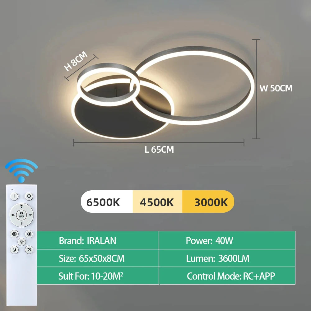 Modern Indoor LED Ceiling Chandelier