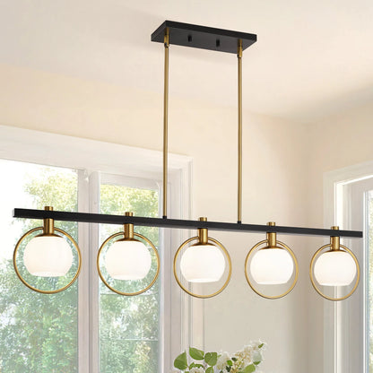 Black Metal Pendant Chandelier