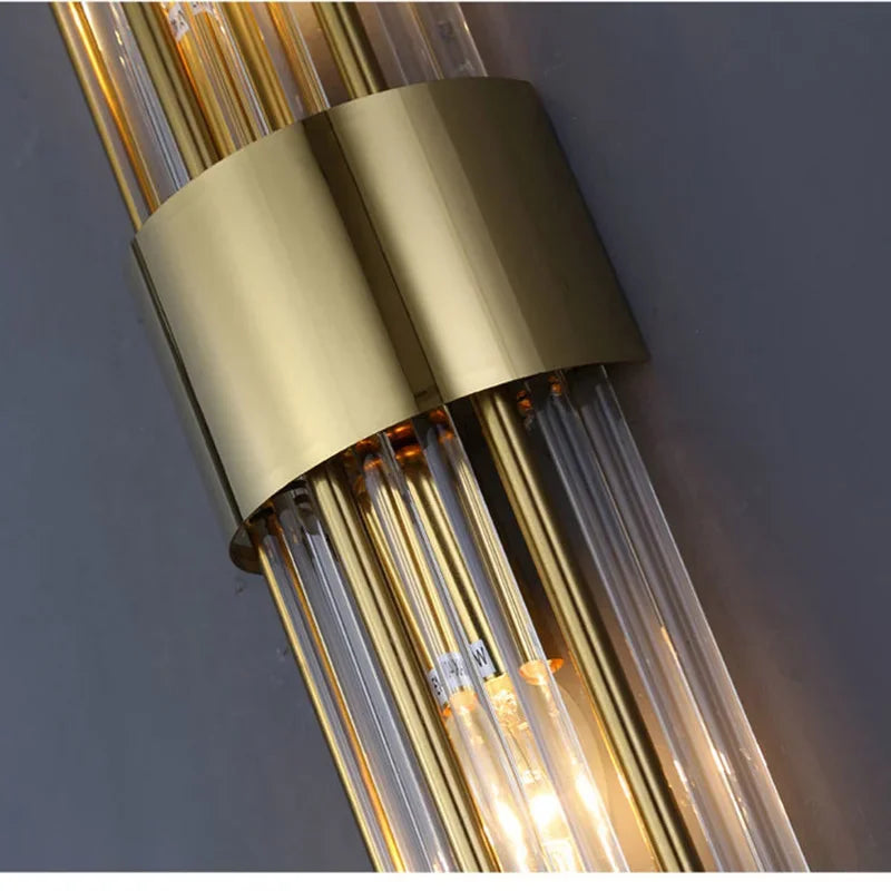Luxury Gold LED Wall Sconce Lamp
