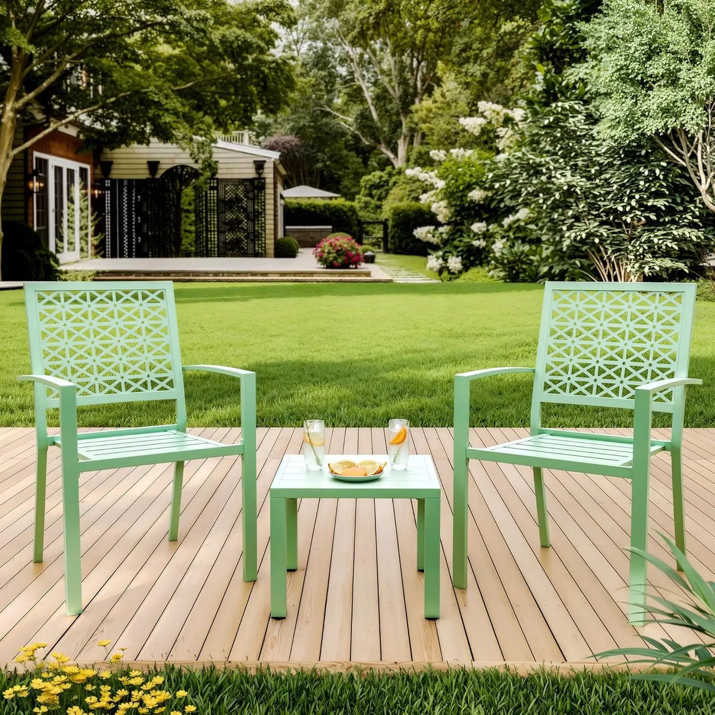 3-Piece Outdoor Patio Bistro Set