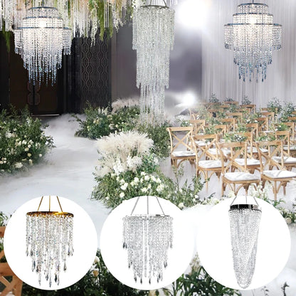 Crystal Chandelier Lamp Shade Acrylic Ceiling Light