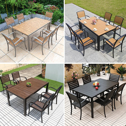 Outdoor Patio Dining Table & Chairs Set