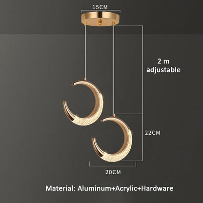 Light Luxury Bedroom Bedside Small Pendant