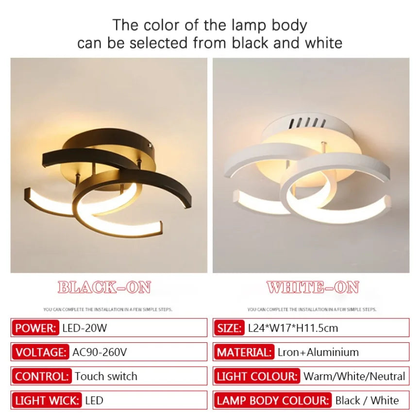Modern Household LED Ceiling Light