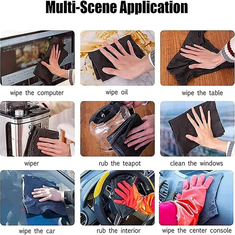 Lint-Free Microfiber Window Cleaning Towel