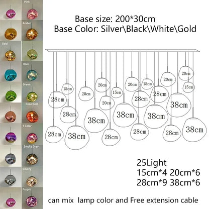 Modern Lava LED Pendant Lamp