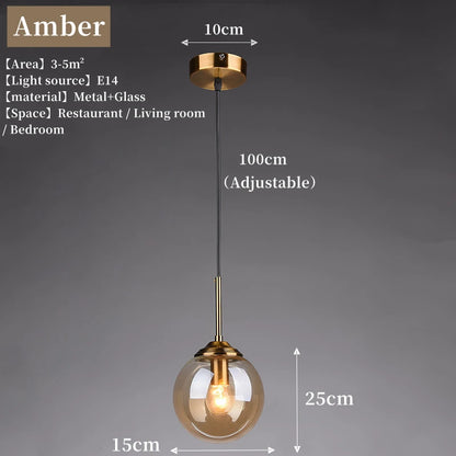 Luxury Glass Pendant Light for Home