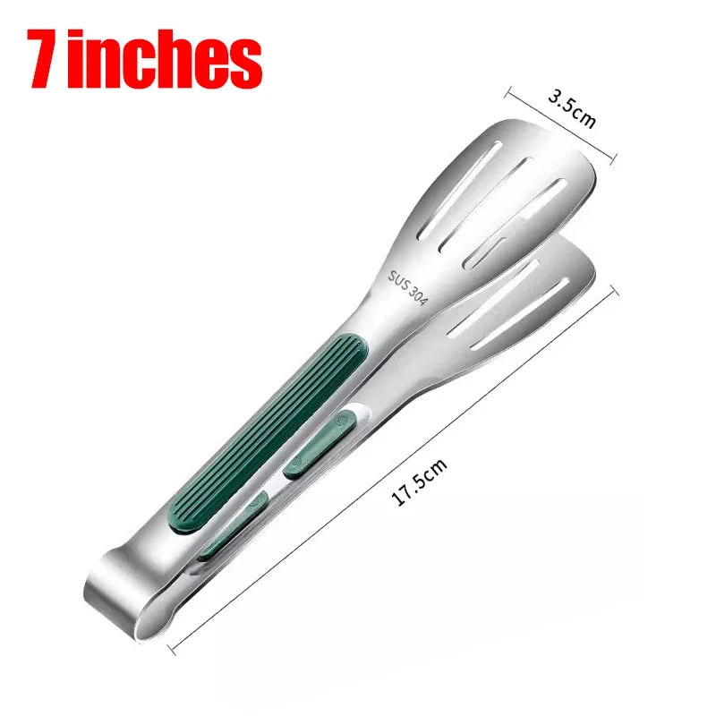 Food Tongs BBQ Meat Salad Bread Clip Barbecue Grill