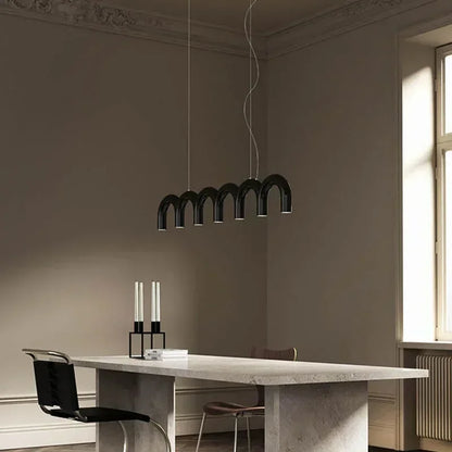 Macaron Arch LED Chandelier Pendant Light