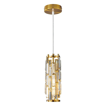 Crystal Pendant Hanging Light for Dining & Bedside