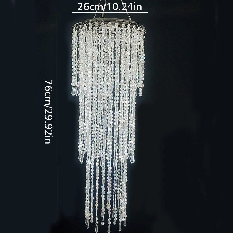 Crystal Chandelier Lamp Shade Acrylic Ceiling Light