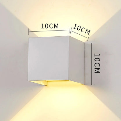 IP65 LED waterproof wall lamp 6W 12W indoor and outdoor