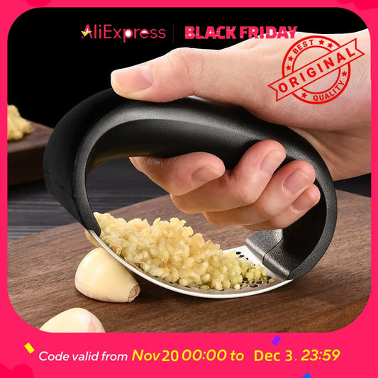 Stainless Steel Garlic Press
