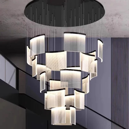 modern home staircase chandelier,