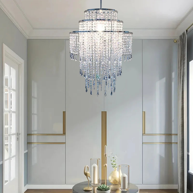 Crystal Chandelier Lamp Shade Acrylic Ceiling Light