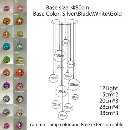 Modern Lava LED Pendant Lamp